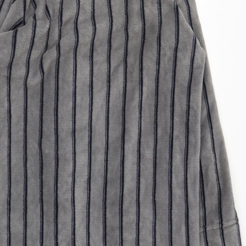 Ben Sherman Mens Grey Striped   Robe Size M