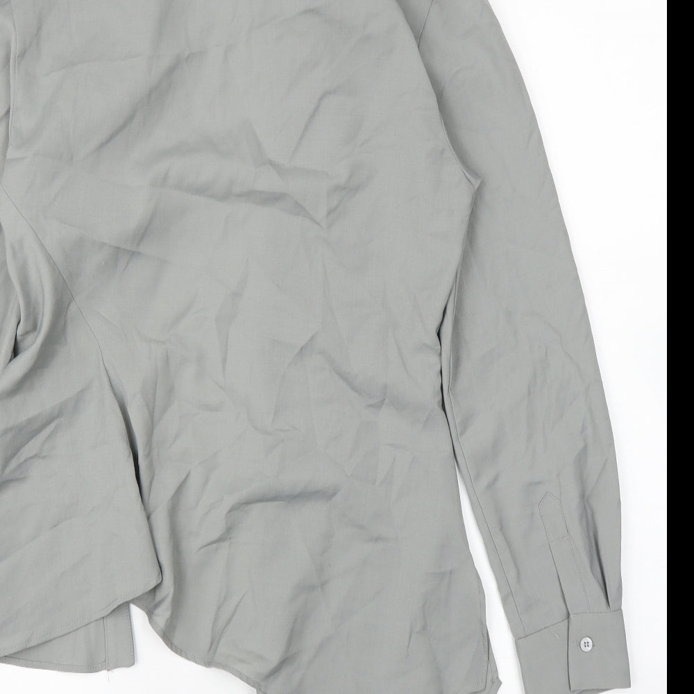 Zara Womens Grey   Basic Blouse Size XL