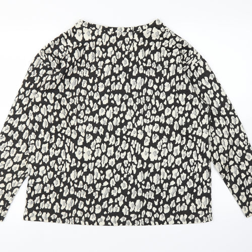 Primark Womens Beige Animal Print  Pullover Jumper Size 12  - Leopard print