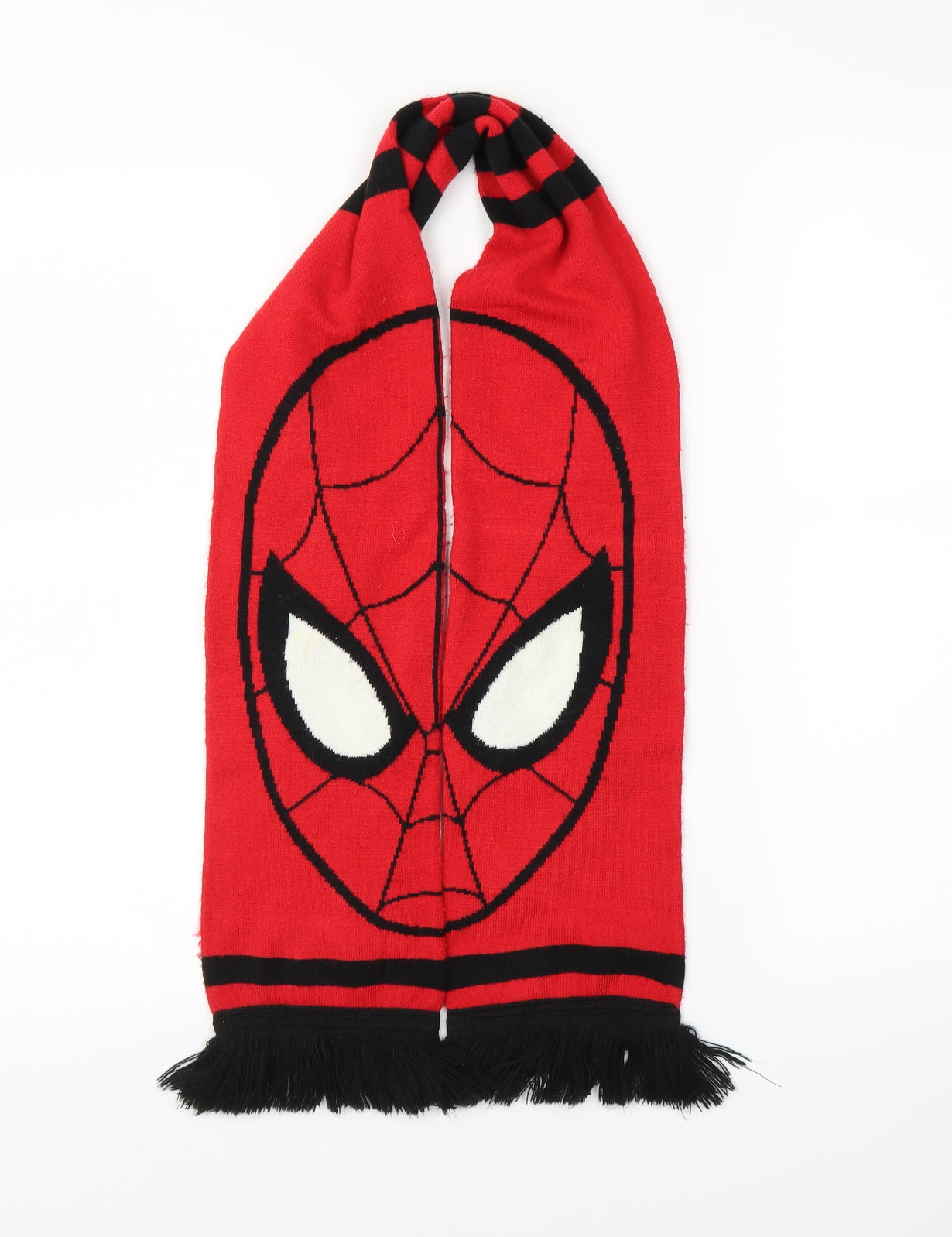 Preworn Mens Red   Scarf  One Size  - Spiderman