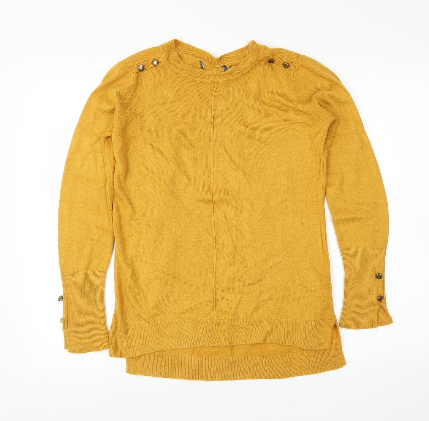 Primark Womens Yellow   Pullover Jumper Size XS