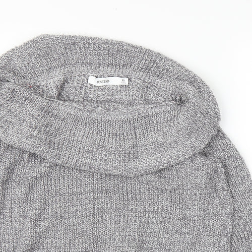 Just Fab Womens Grey   Pullover Jumper Size XL
