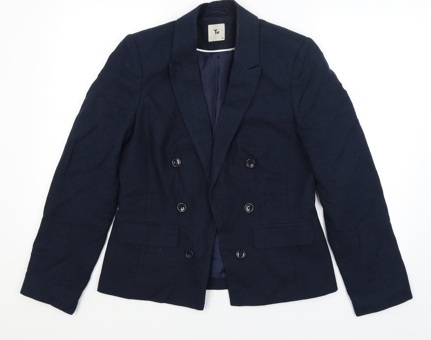 TU Womens Blue   Jacket Blazer Size 12