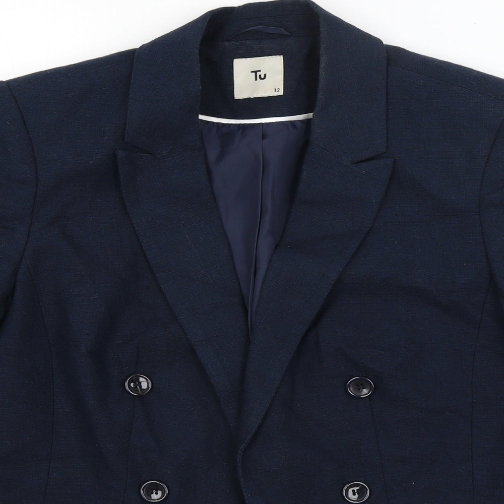 TU Womens Blue   Jacket Blazer Size 12