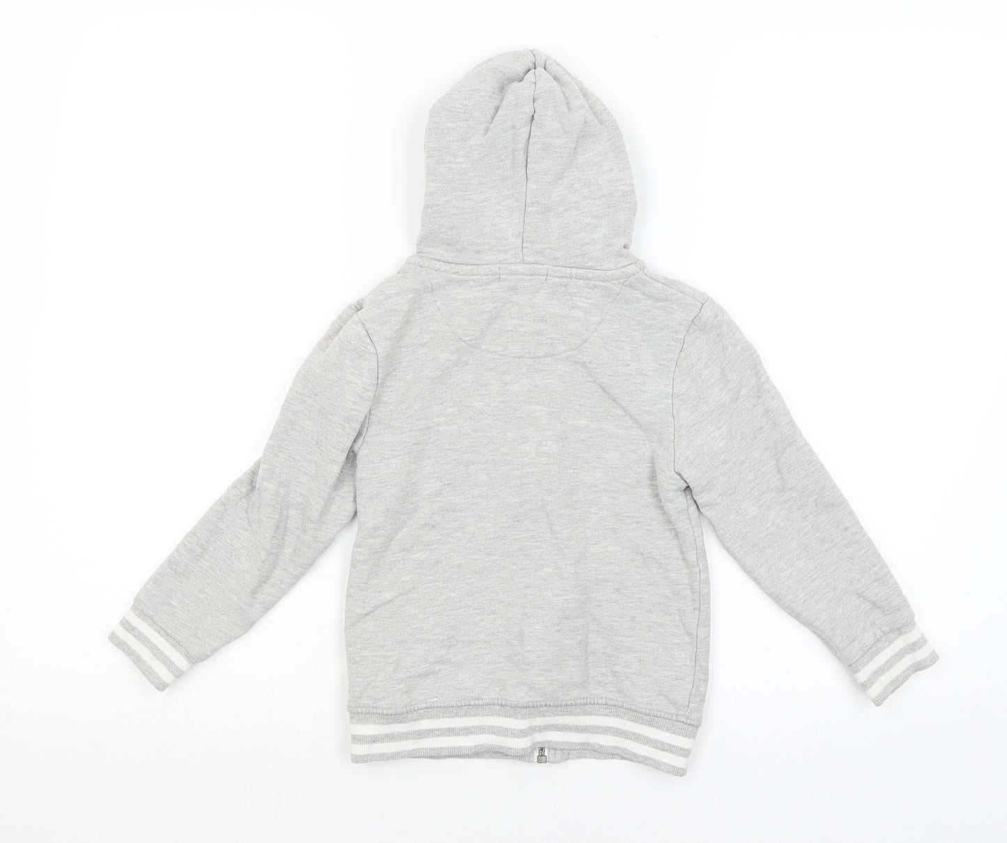 BHS Boys Grey   Full Zip Hoodie Size 6-7 Years