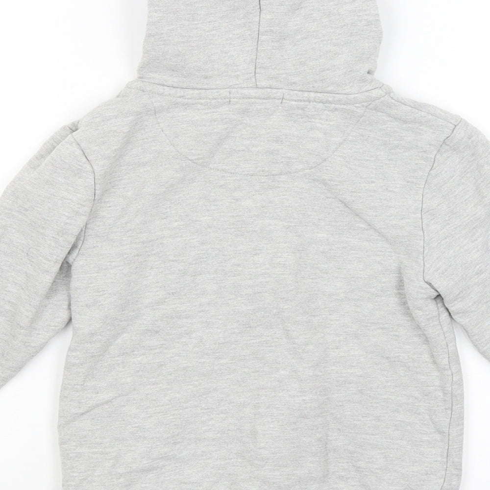 BHS Boys Grey   Full Zip Hoodie Size 6-7 Years