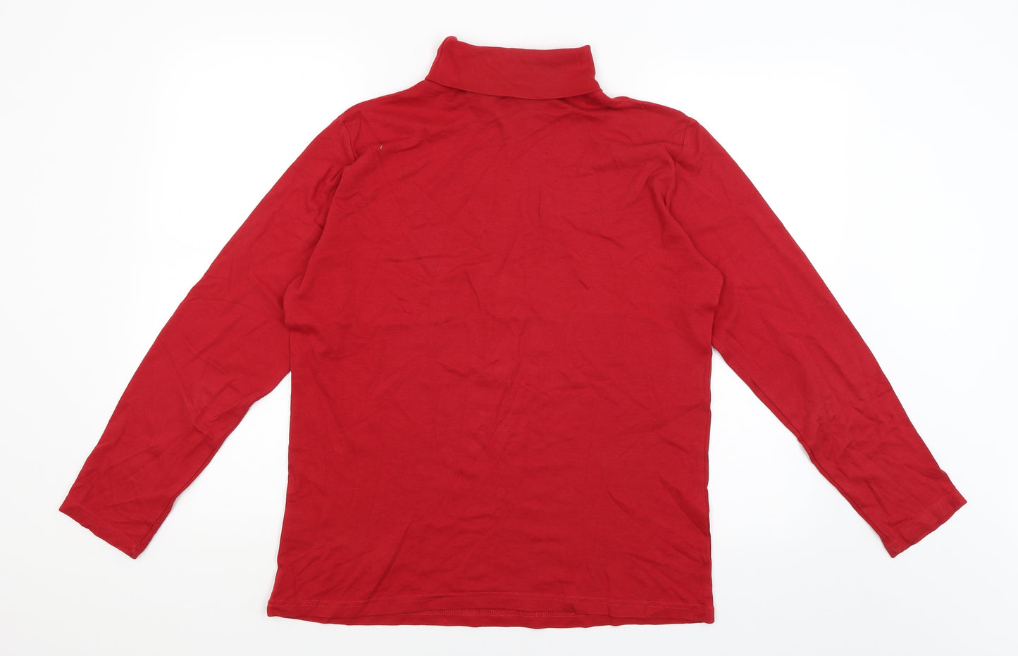 Isle Essentials Womens Red   Basic T-Shirt Size 20