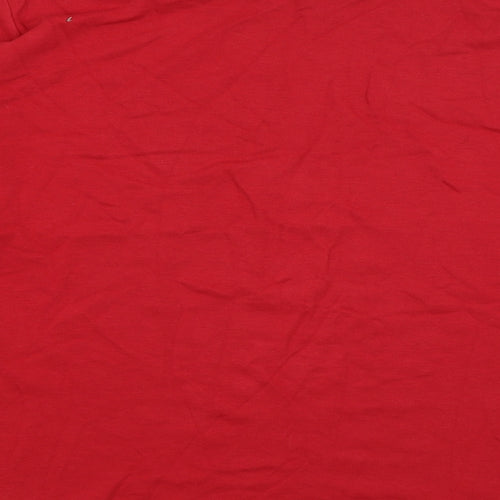Isle Essentials Womens Red   Basic T-Shirt Size 20