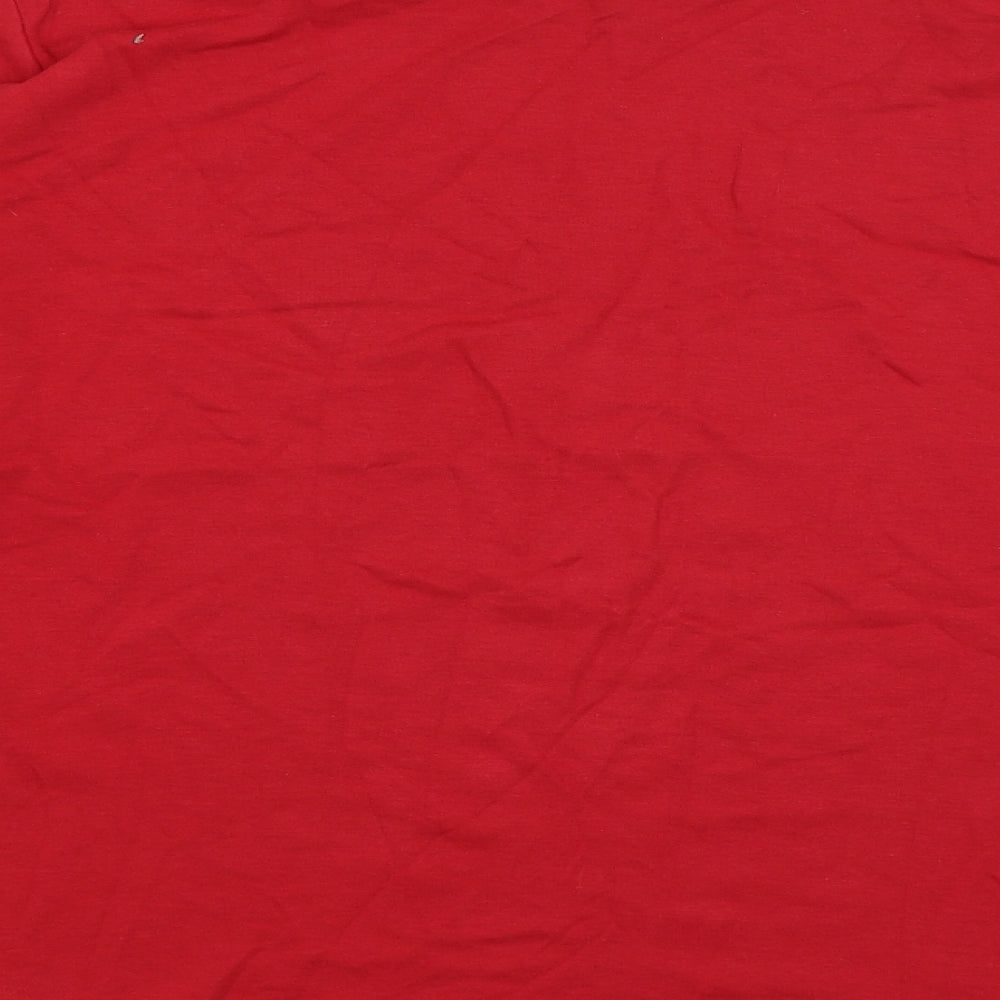 Isle Essentials Womens Red   Basic T-Shirt Size 20