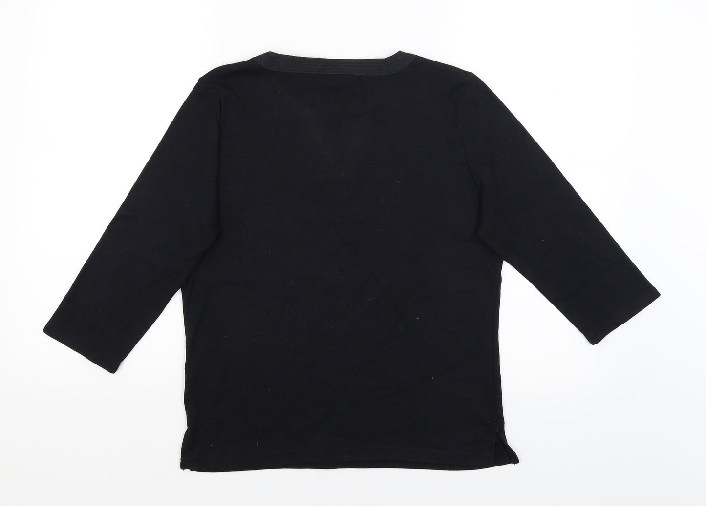 Tigi Womens Black   Basic T-Shirt Size 16