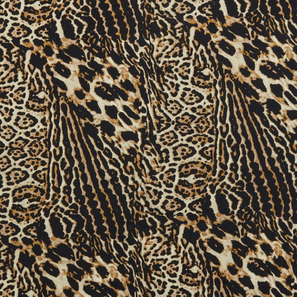 Capsule Womens Orange Animal Print  Basic T-Shirt Size 30