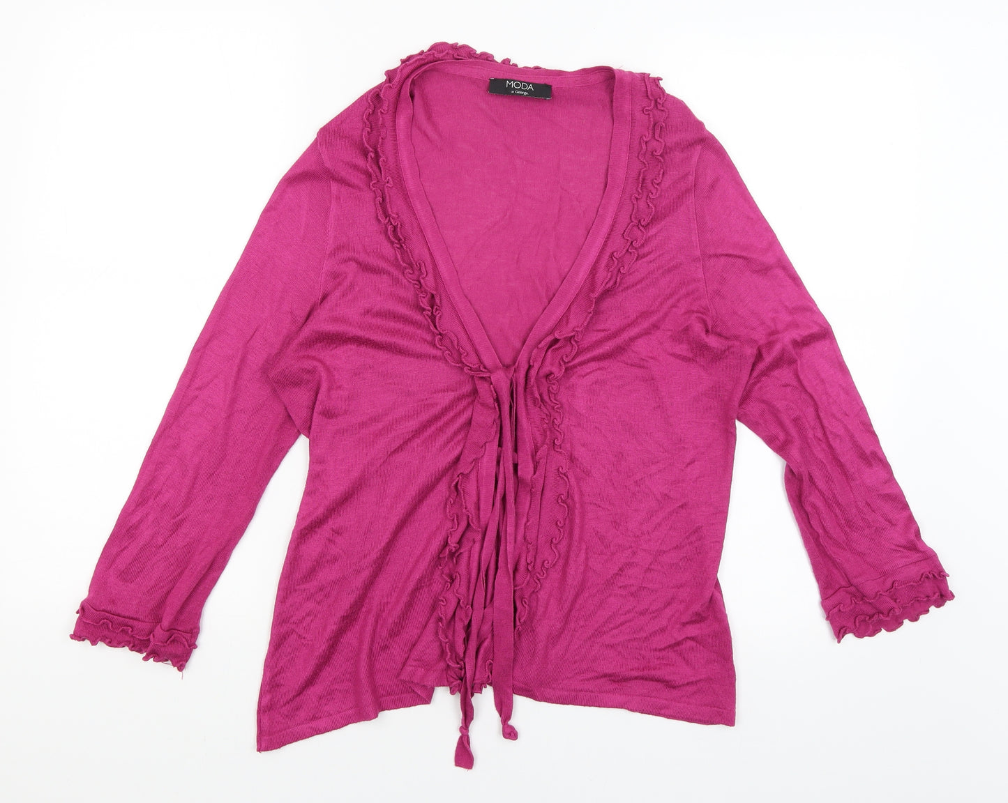 George Womens Pink   Wrap Jumper Size 18