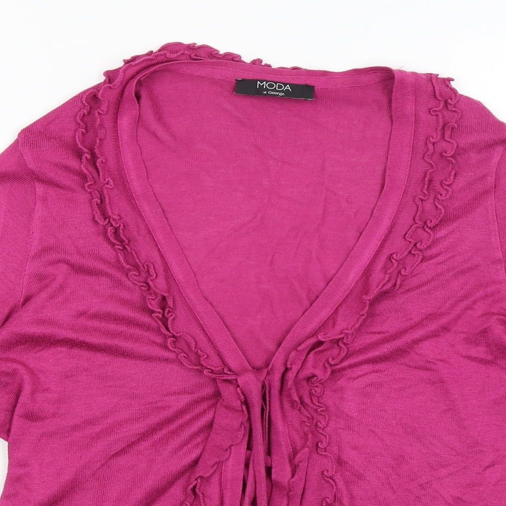 George Womens Pink   Wrap Jumper Size 18