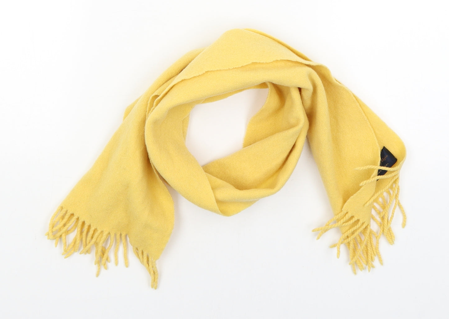 Johnstons of Elgin Unisex Yellow    Scarf