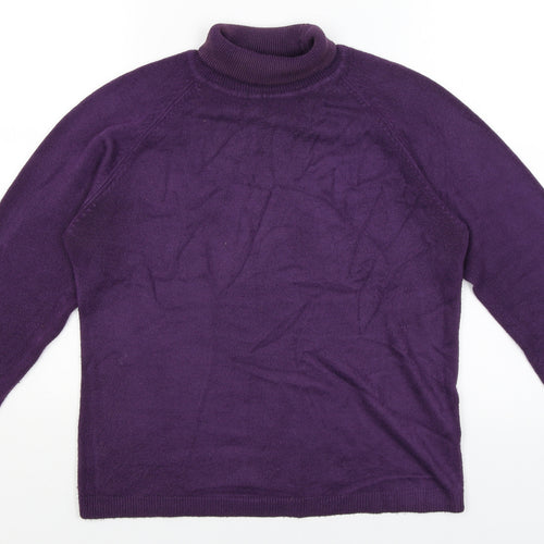 YS Collection Womens Purple   Pullover Jumper Size 12