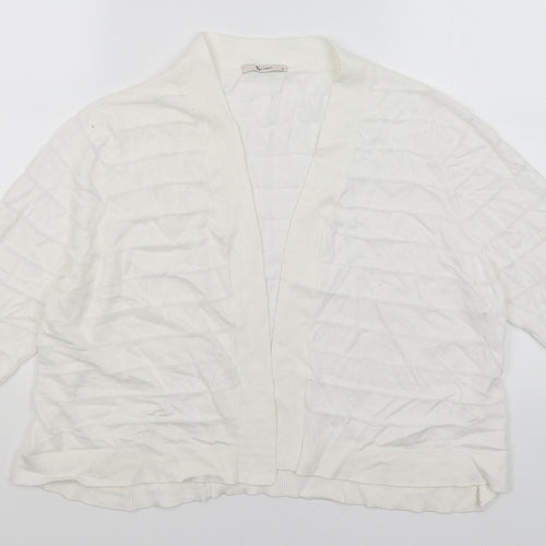 TU Womens White   Wrap Jumper Size 18