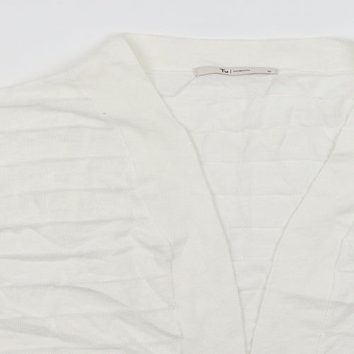 TU Womens White   Wrap Jumper Size 18