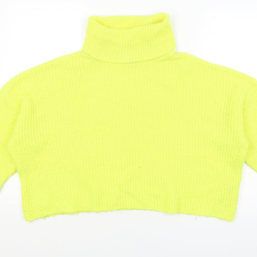 New Look Womens Yellow   Pullover Jumper Size L