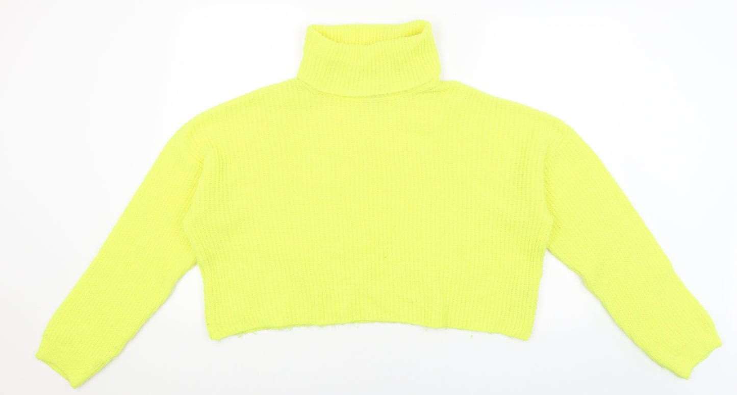 New Look Womens Yellow   Pullover Jumper Size L