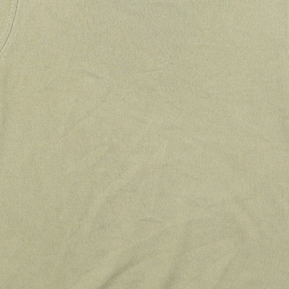 M&S Womens Green   Basic T-Shirt Size 14