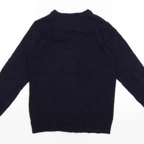 F&F Girls Blue   Cardigan Jumper Size 9-10 Years