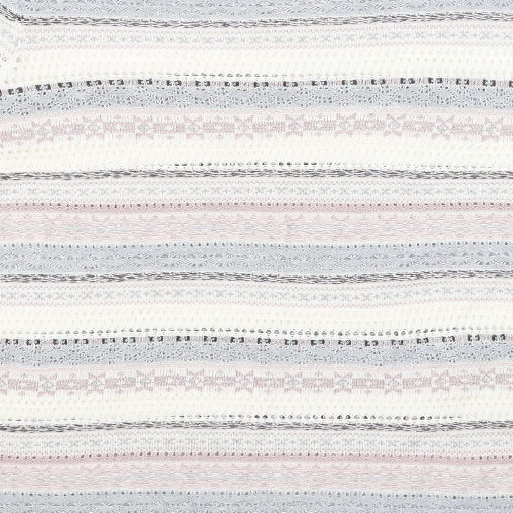 NEXT Womens Pink Striped  Pullover Jumper Size 16