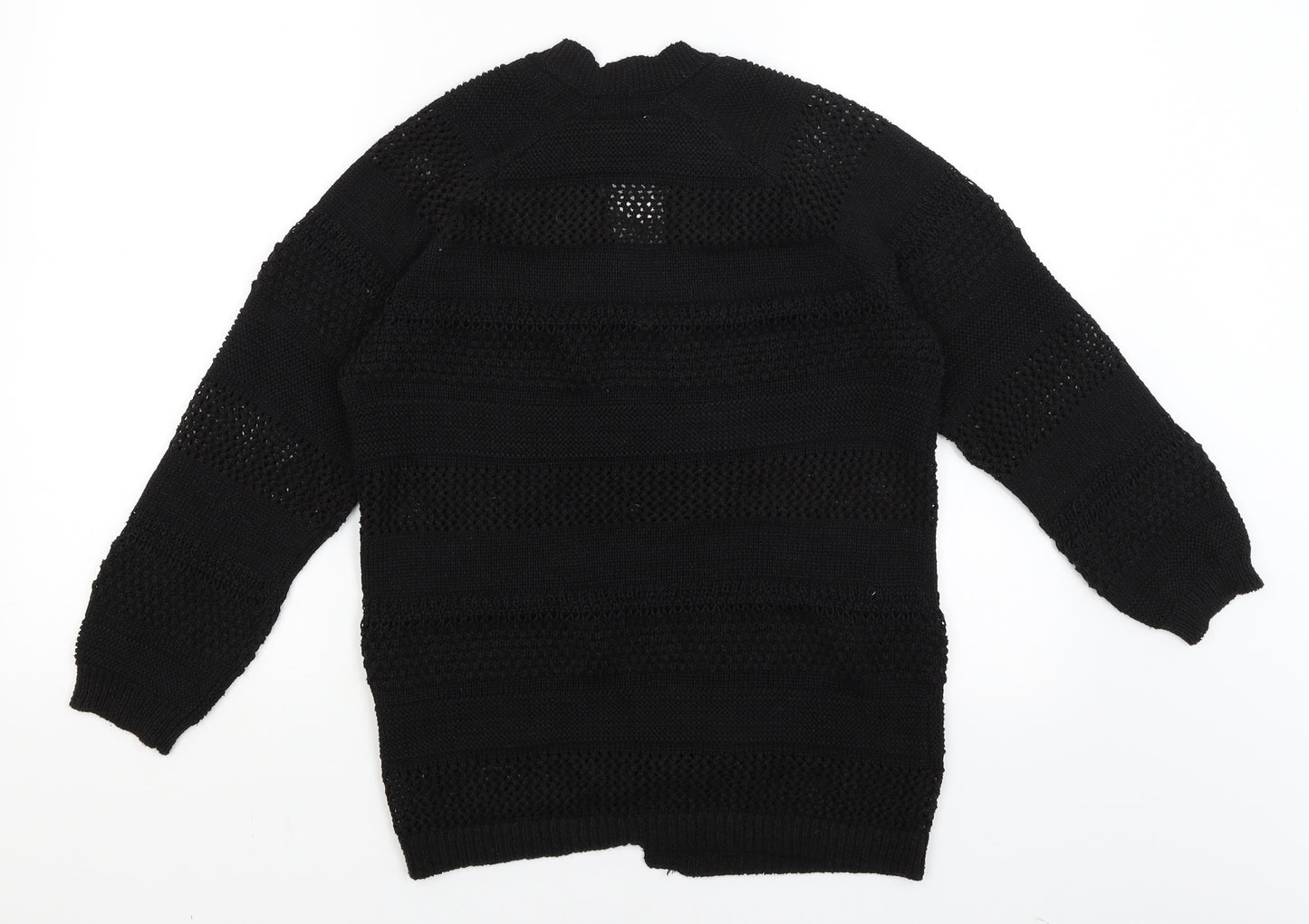 Primark Womens Black   Wrap Jumper Size 6
