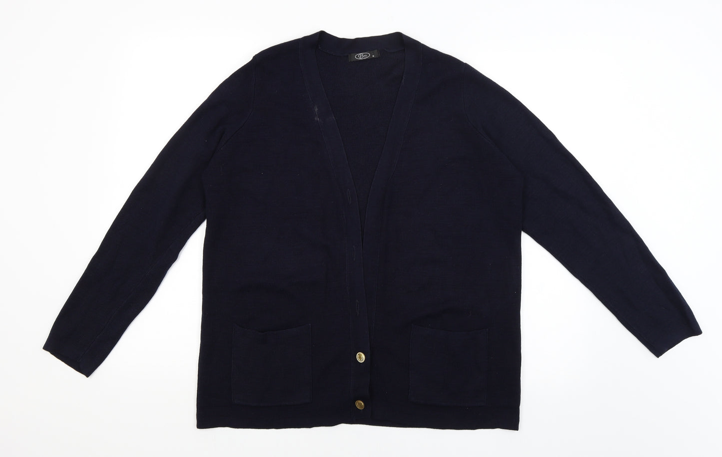 B&M Mens Blue   Cardigan Jumper Size M