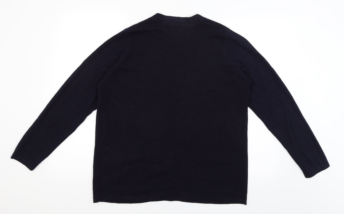 B&M Mens Blue   Cardigan Jumper Size M