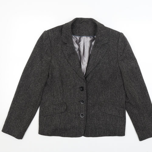 Florence & Fred Womens Grey   Jacket Blazer Size 16