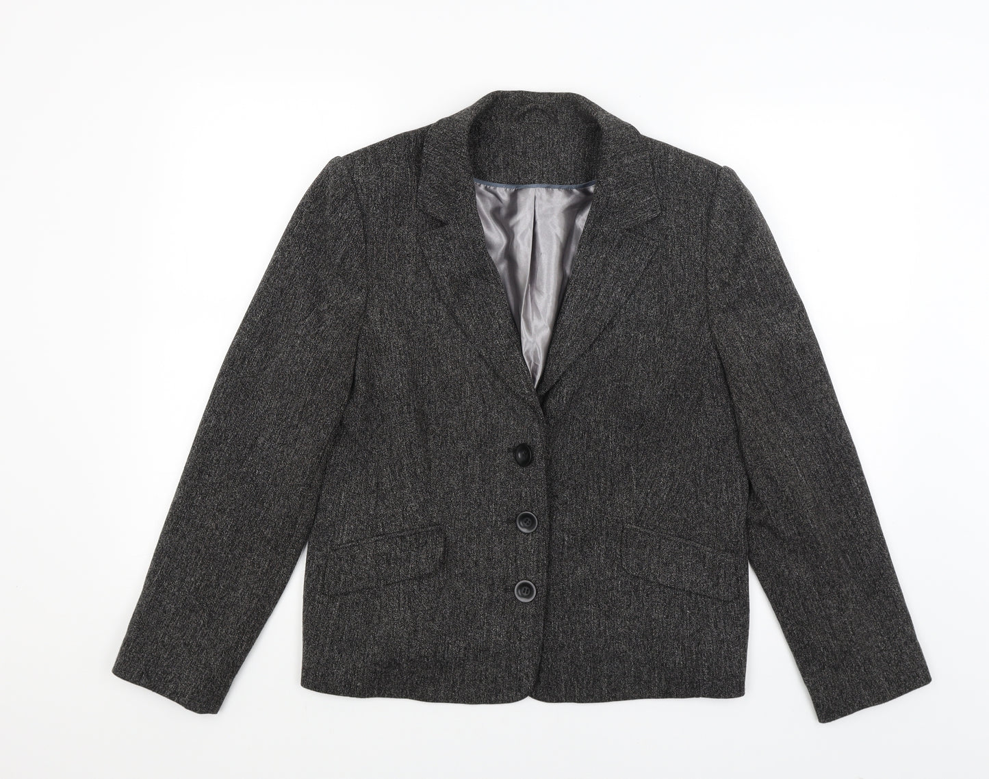 Florence & Fred Womens Grey   Jacket Blazer Size 16
