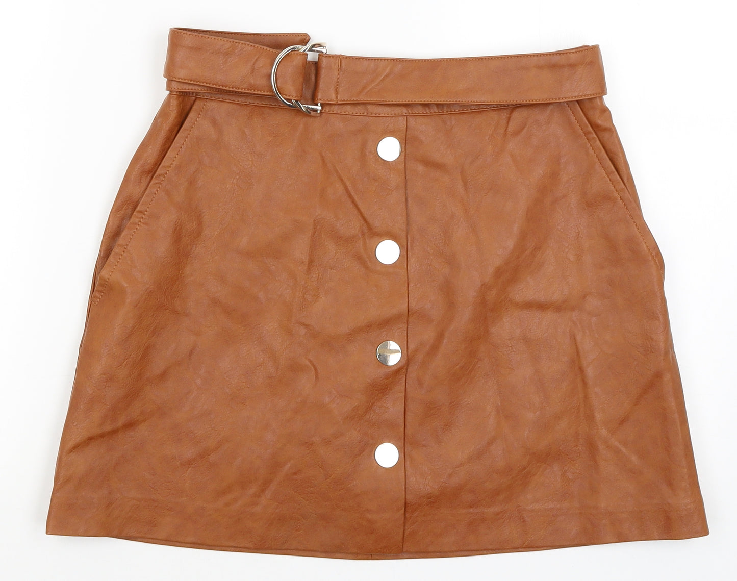 Zara Womens Brown   Mini Skirt Size S