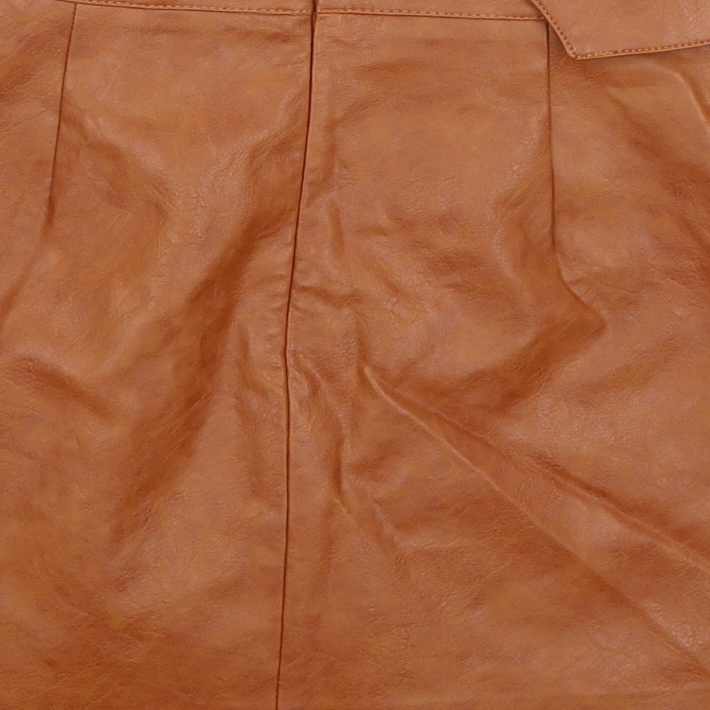 Zara Womens Brown   Mini Skirt Size S
