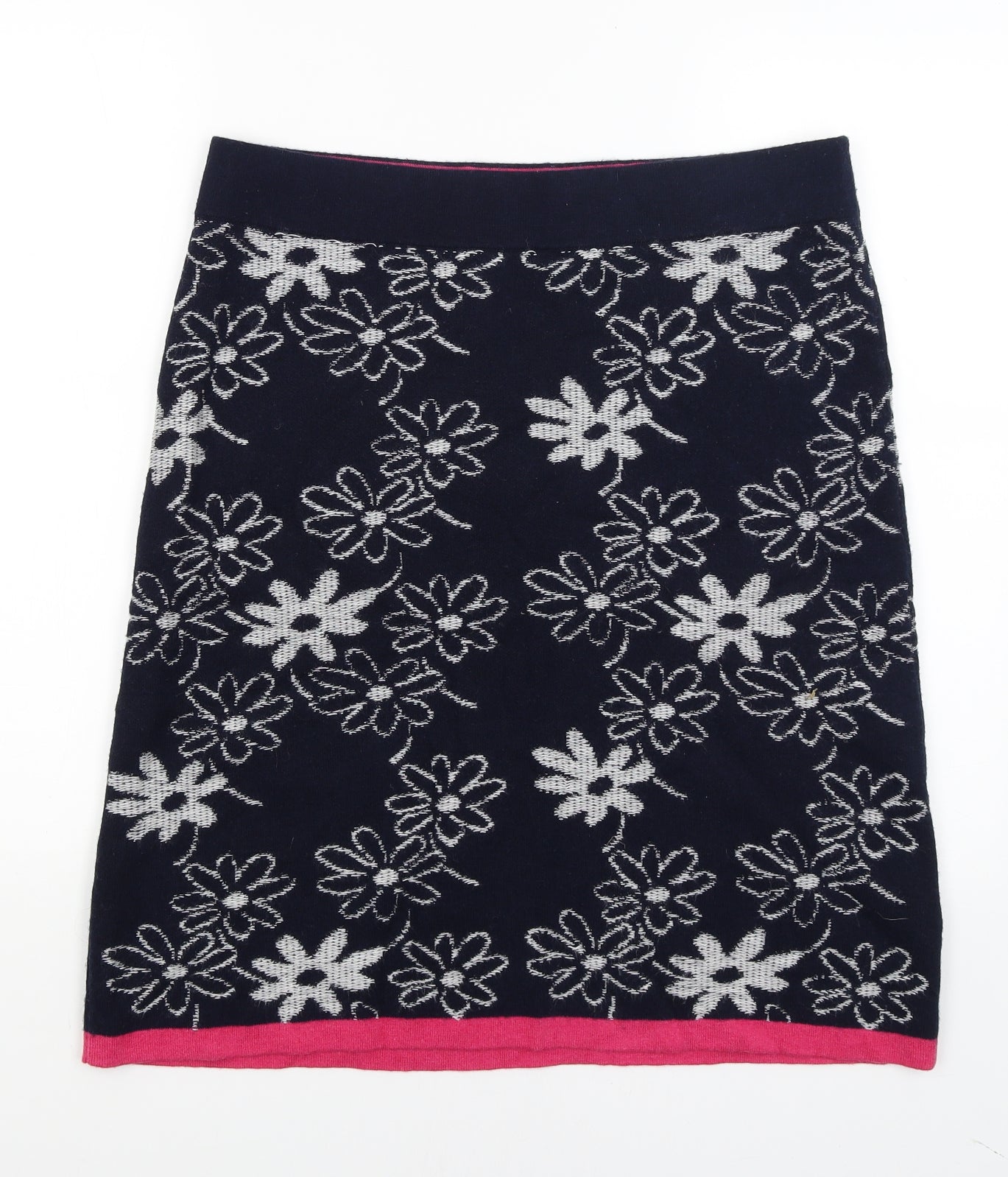 White Stuff Womens Blue Floral  A-Line Skirt Size 14