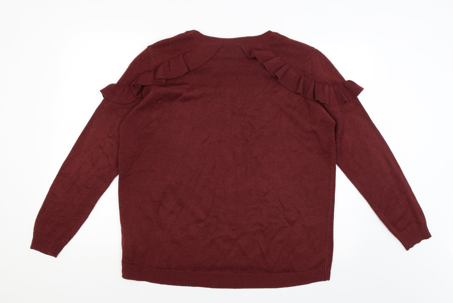 Papaya Womens Red   Pullover Jumper Size L