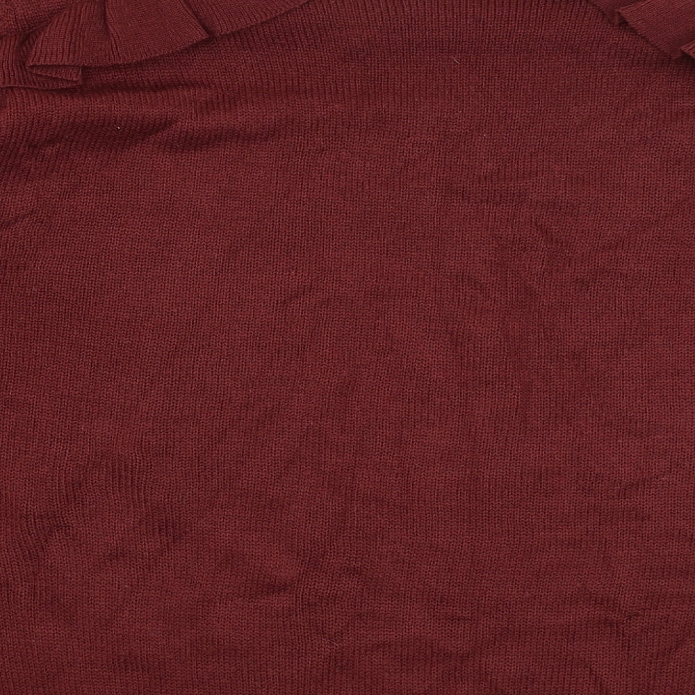 Papaya Womens Red   Pullover Jumper Size L