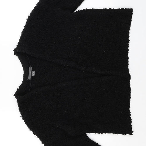 Primark Womens Black   Wrap Jumper Size 12