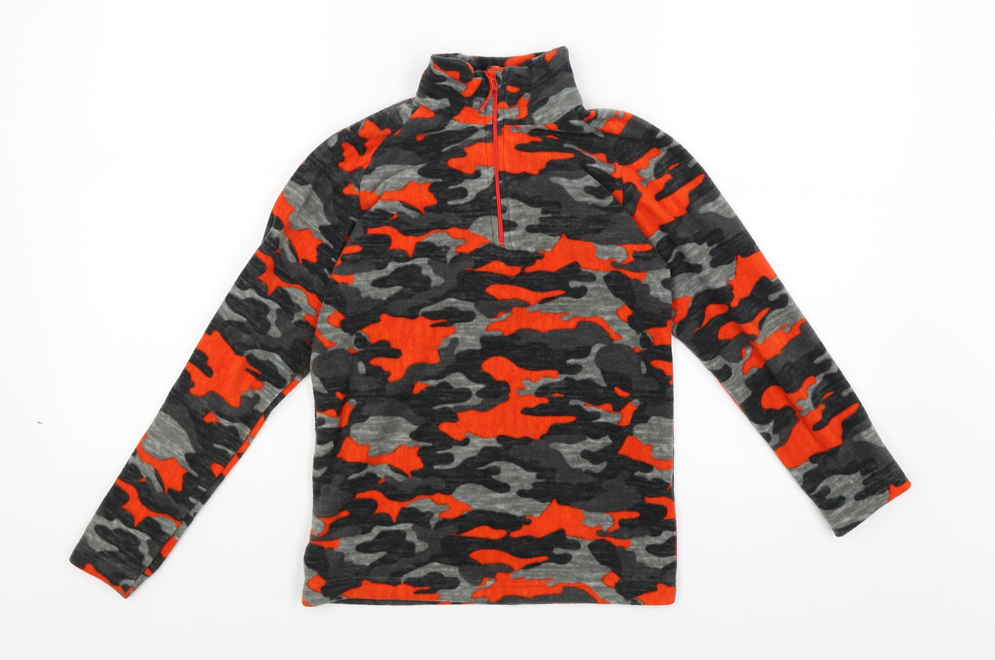 Mountain Warehouse Boys Black Camouflage  Pullover Jumper Size 7-8 Years