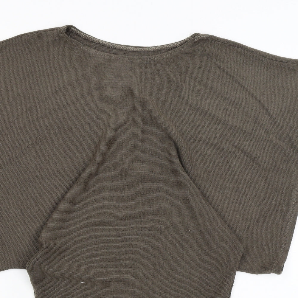 Preworn Womens Green   Tunic T-Shirt Size 10