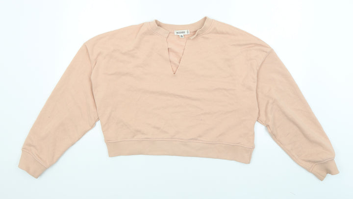 Missguided Womens Pink Pullover Sweatshirt Size 8