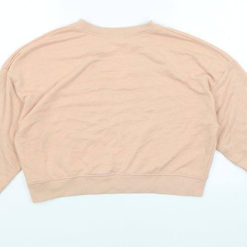 Missguided Womens Pink   Pullover Sweatshirt Size 8