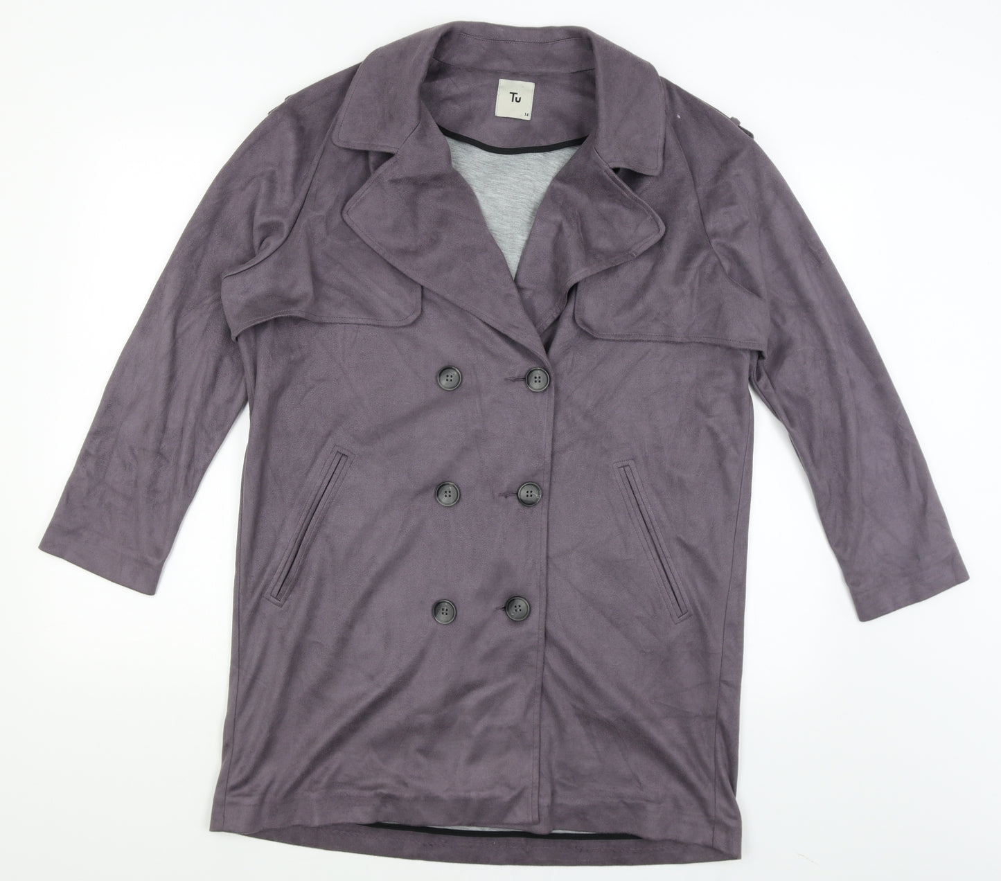 TU Womens Purple   Jacket  Size 14