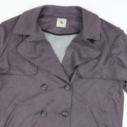 TU Womens Purple   Jacket  Size 14
