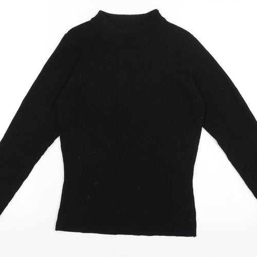 Brave Soul Womens Black   Basic T-Shirt Size M