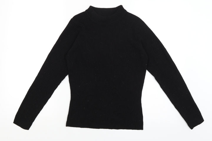 Brave Soul Womens Black   Basic T-Shirt Size M