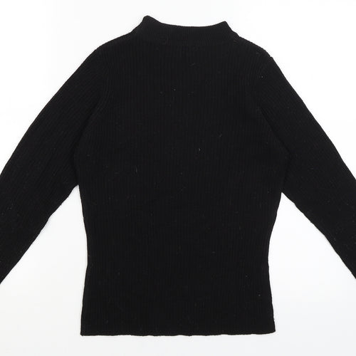 Brave Soul Womens Black   Basic T-Shirt Size M