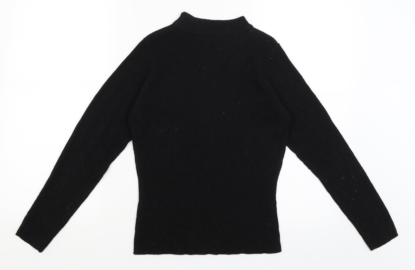 Brave Soul Womens Black   Basic T-Shirt Size M
