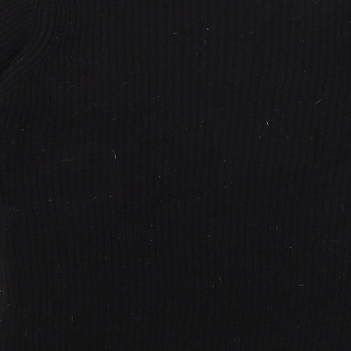 Brave Soul Womens Black   Basic T-Shirt Size M