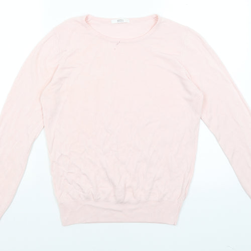 M&S Womens Pink   Pullover Jumper Size 12