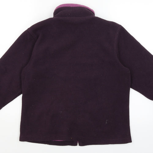 Sarah Hamilton Womens Purple   Full Zip Jumper Size M